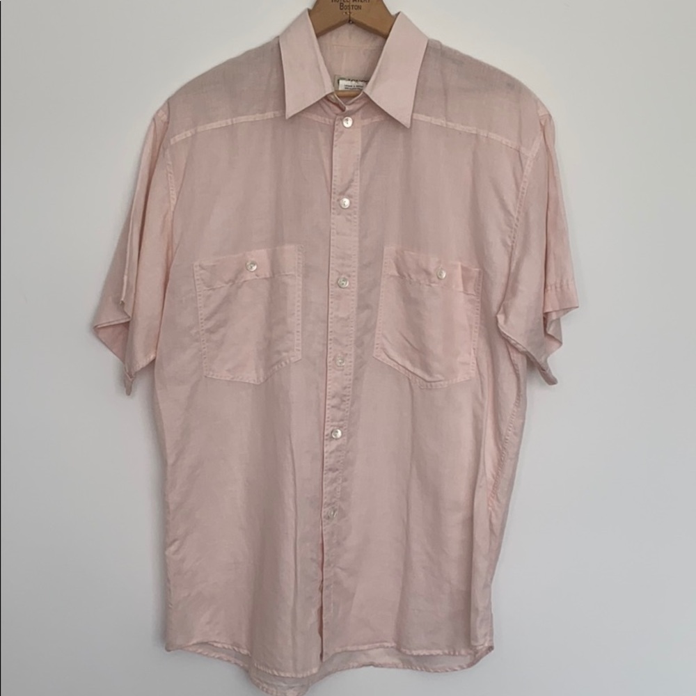 Gucci cotton linen blend shirt